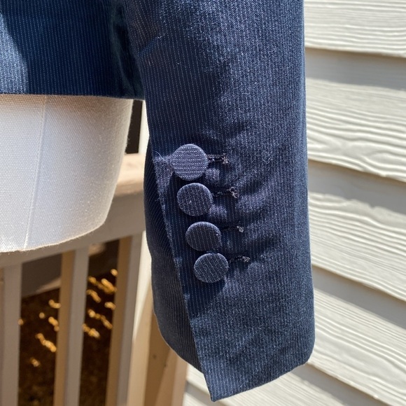 🌸H&M blue pin stripe blazer - Picture 8 of 13